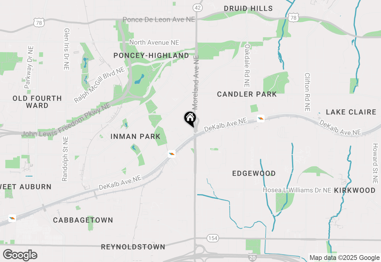 Map of 1157 Alta Avenue Ne, Atlanta, GA 30307