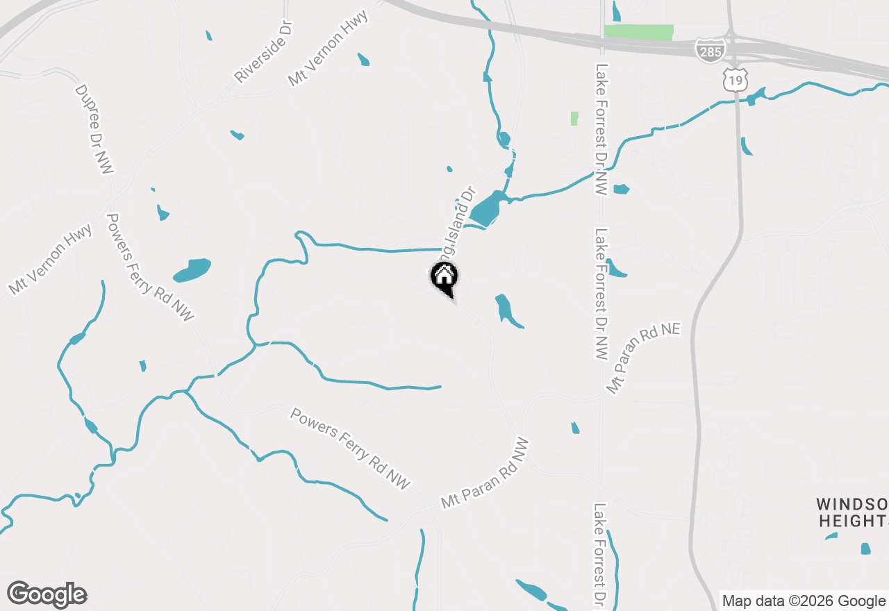 Map of 5260 Long Island Drive Nw, Atlanta, GA 30327