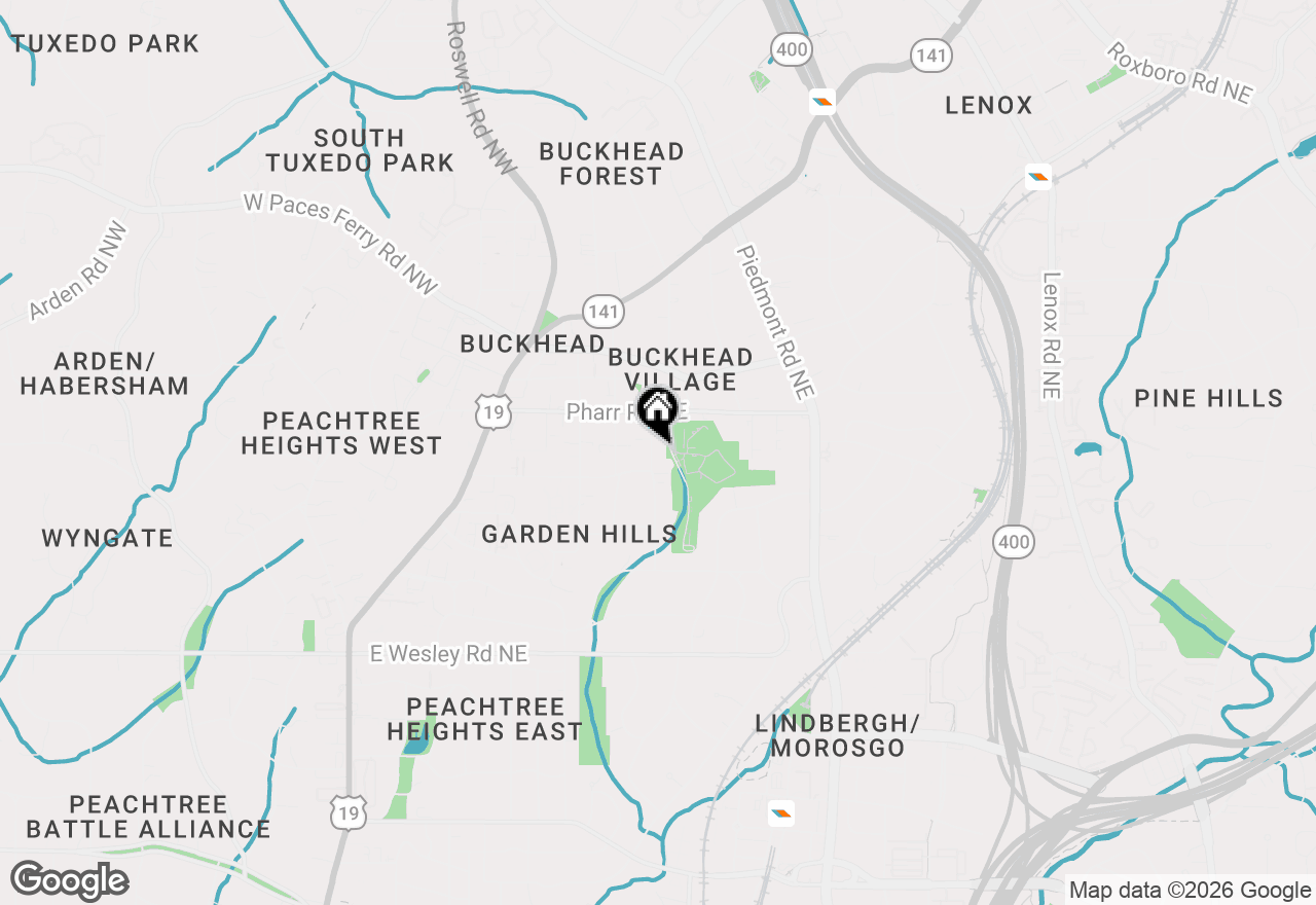 Map of 2967 Lookout Place Ne, Atlanta, GA 30305