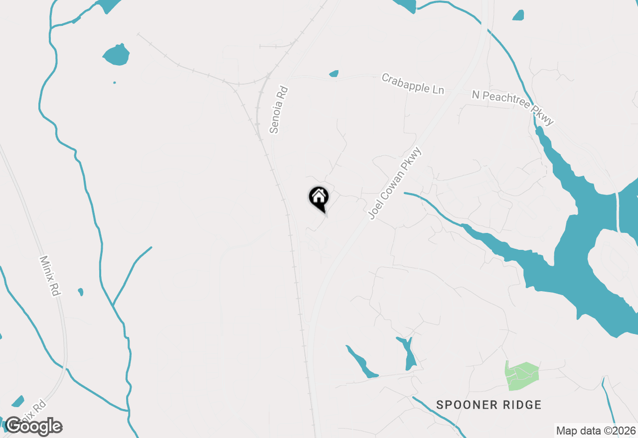 Map of 102 Belvedere Lane, Peachtree City, GA 30269