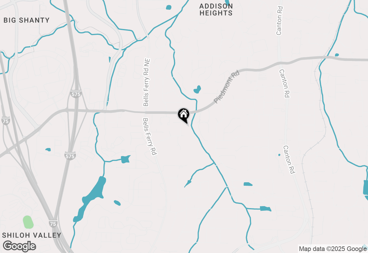 Map of 2500 Cottonwood Drive, Marietta, GA 30066