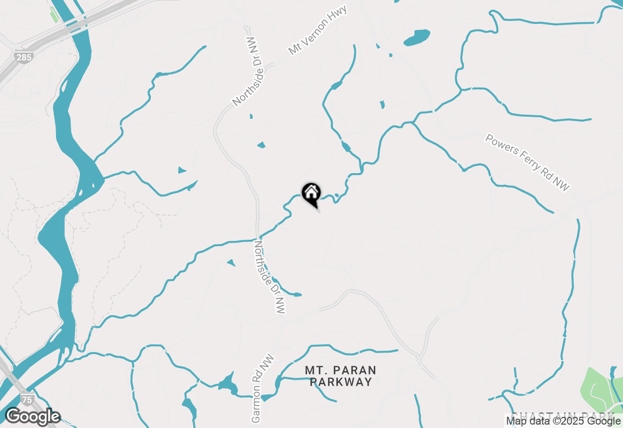 Map of 1250 Crest Valley Drive, Atlanta, GA 30327