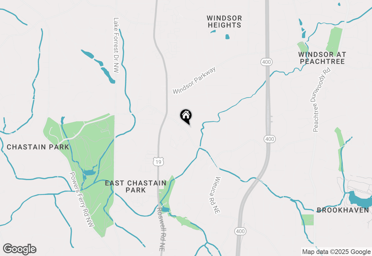 Map of 320 W Wieuca Road Ne, Atlanta, GA 30342