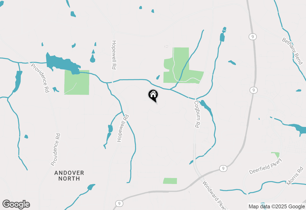 Map of 2470 Hopewell Plantation Drive, Milton, GA 30004
