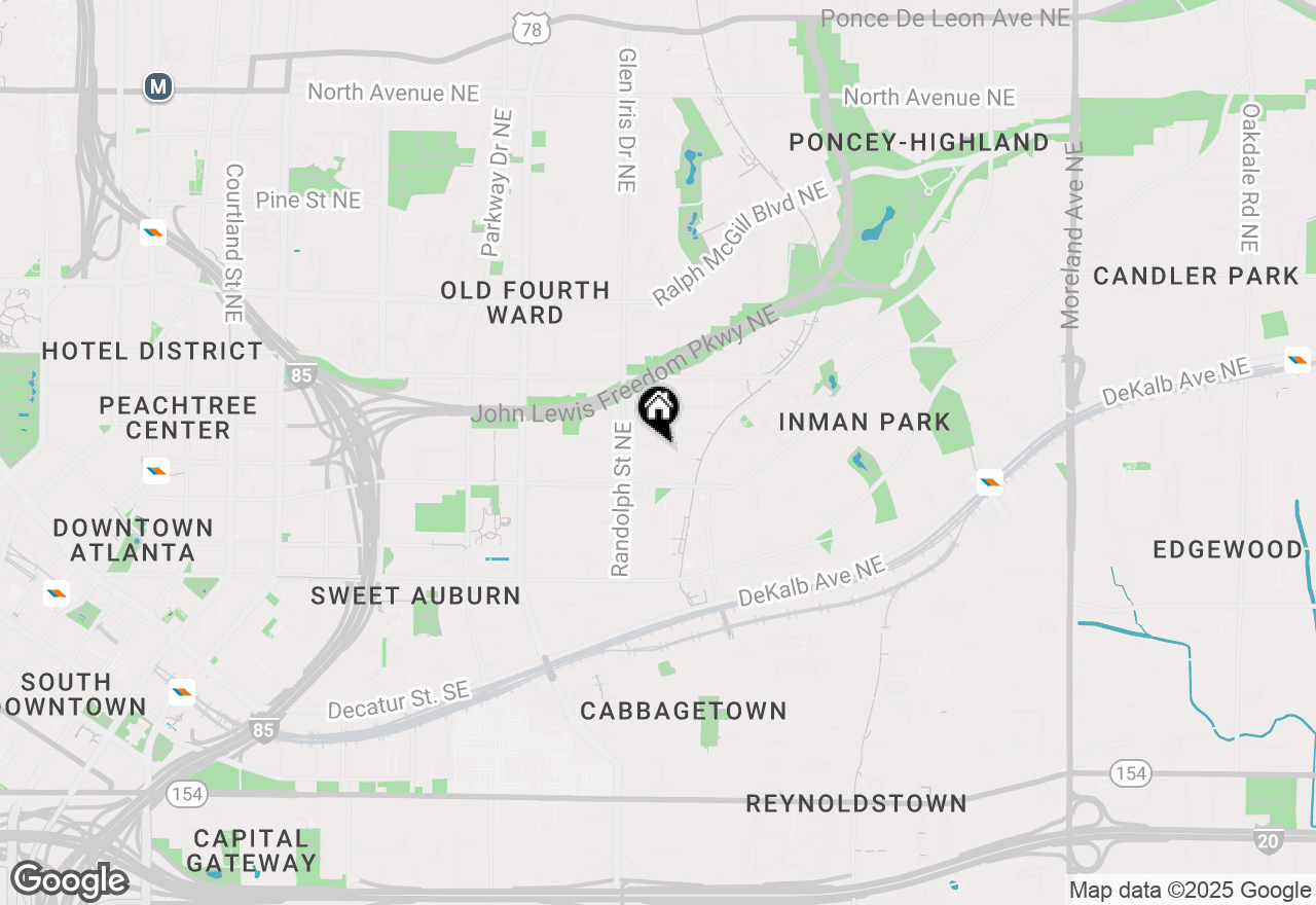 Map of 638 Mcgruder Street, Atlanta, GA 30312