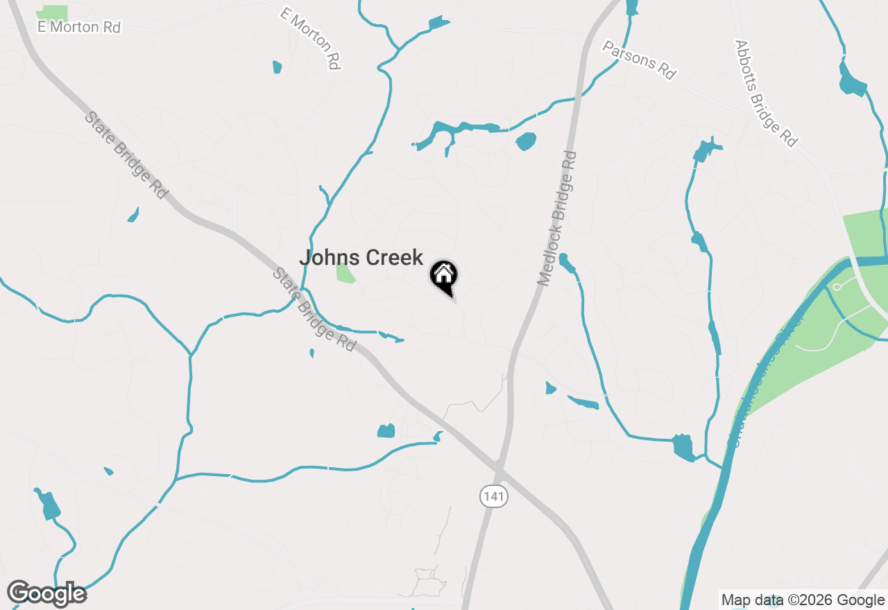 Map of 5635 Grove Point Road, Johns Creek, GA 30022