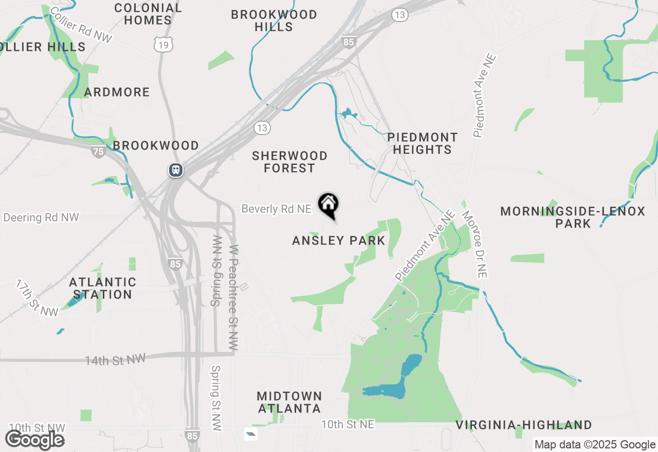 Map of 3 Ansley Drive Ne, Atlanta, GA 30309