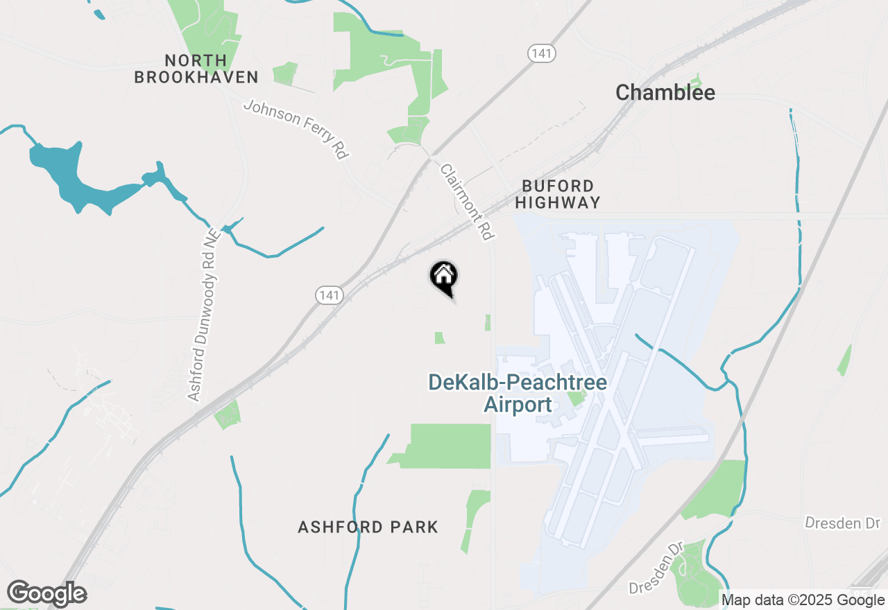 Map of 1861 Dyer Circle, Chamblee, GA 30341