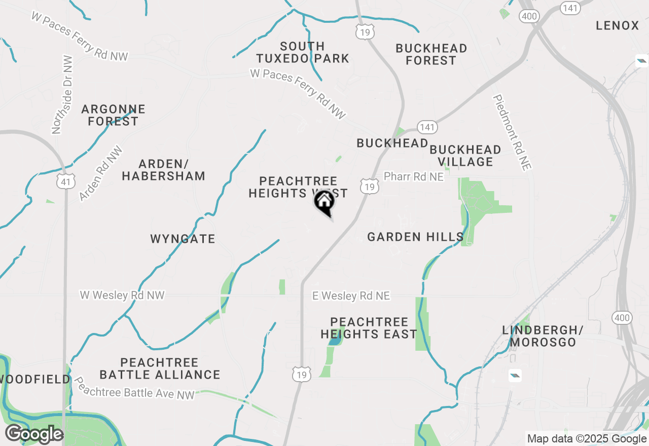 Map of 2870 Pharr Court Nw #2902, Atlanta, GA 30305