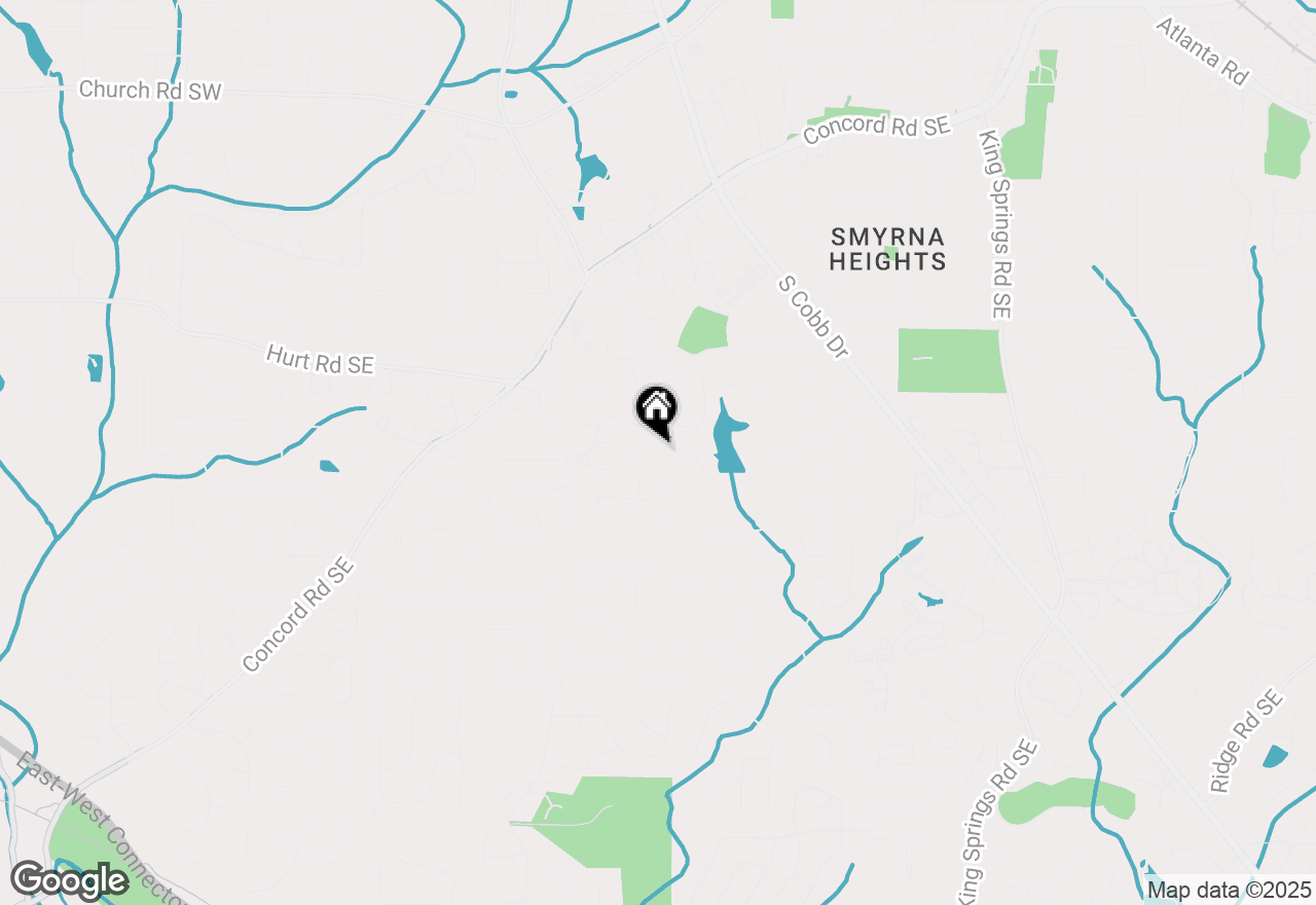 Map of 4222 Terrace Court Se, Smyrna, GA 30082