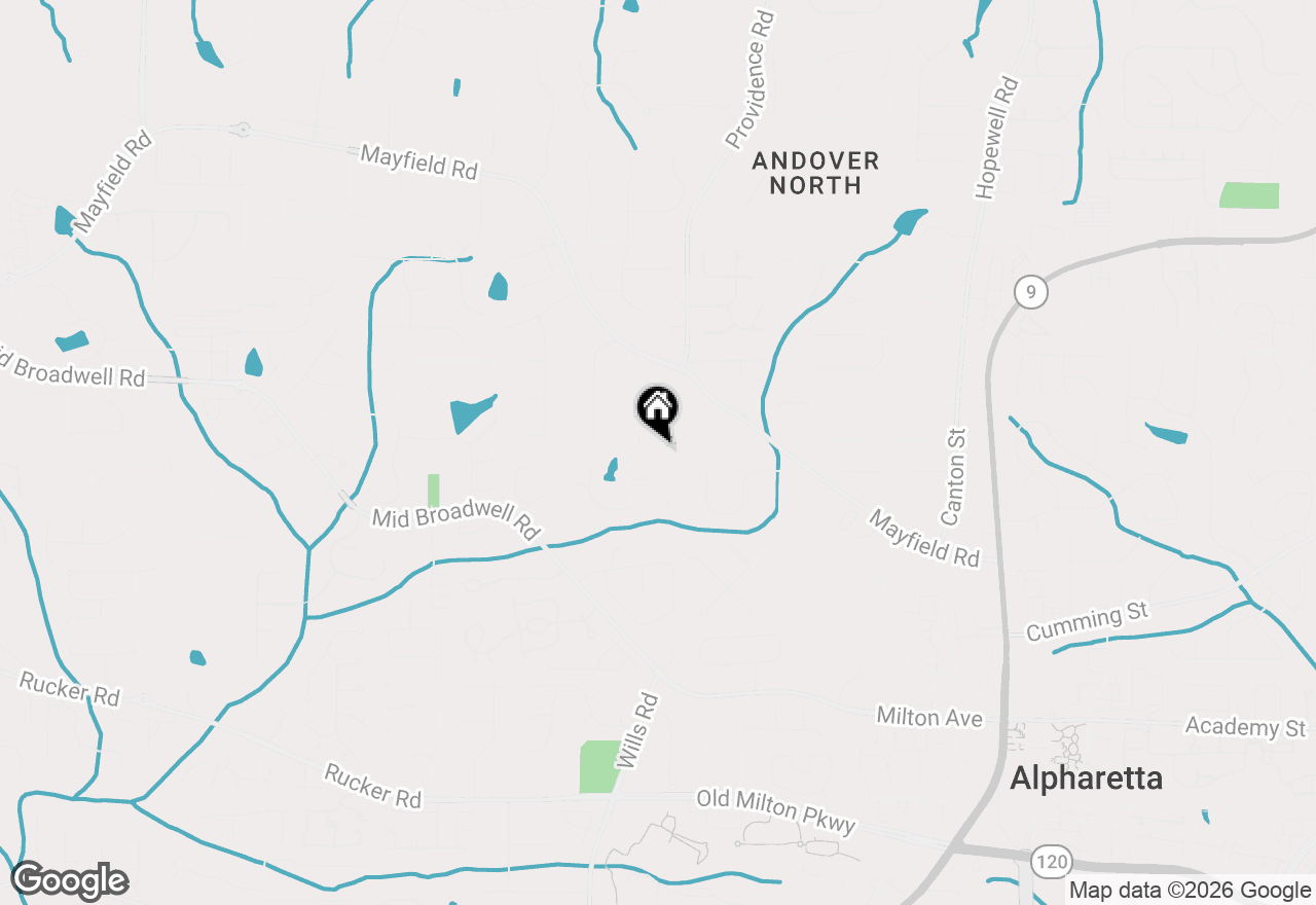 Map of 1410 Richards Circle, Alpharetta, GA 30009