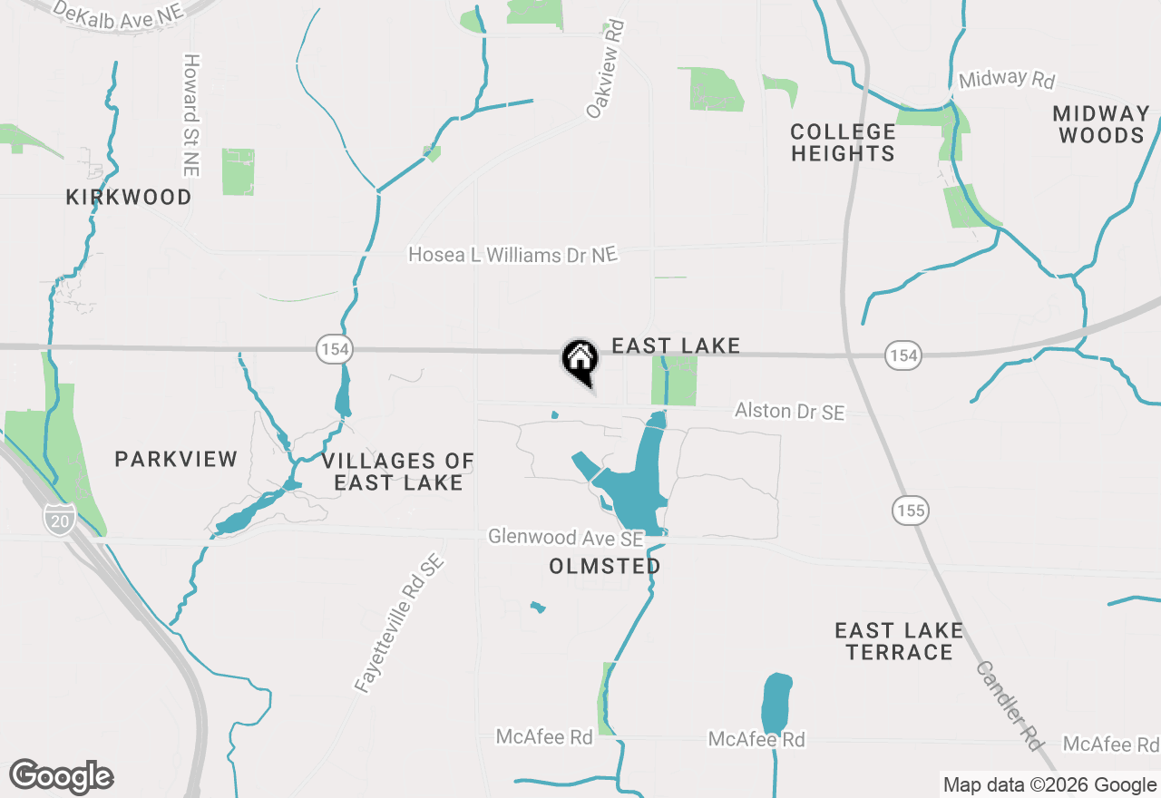 Map of 2512 Alston Drive Se, Atlanta, GA 30317
