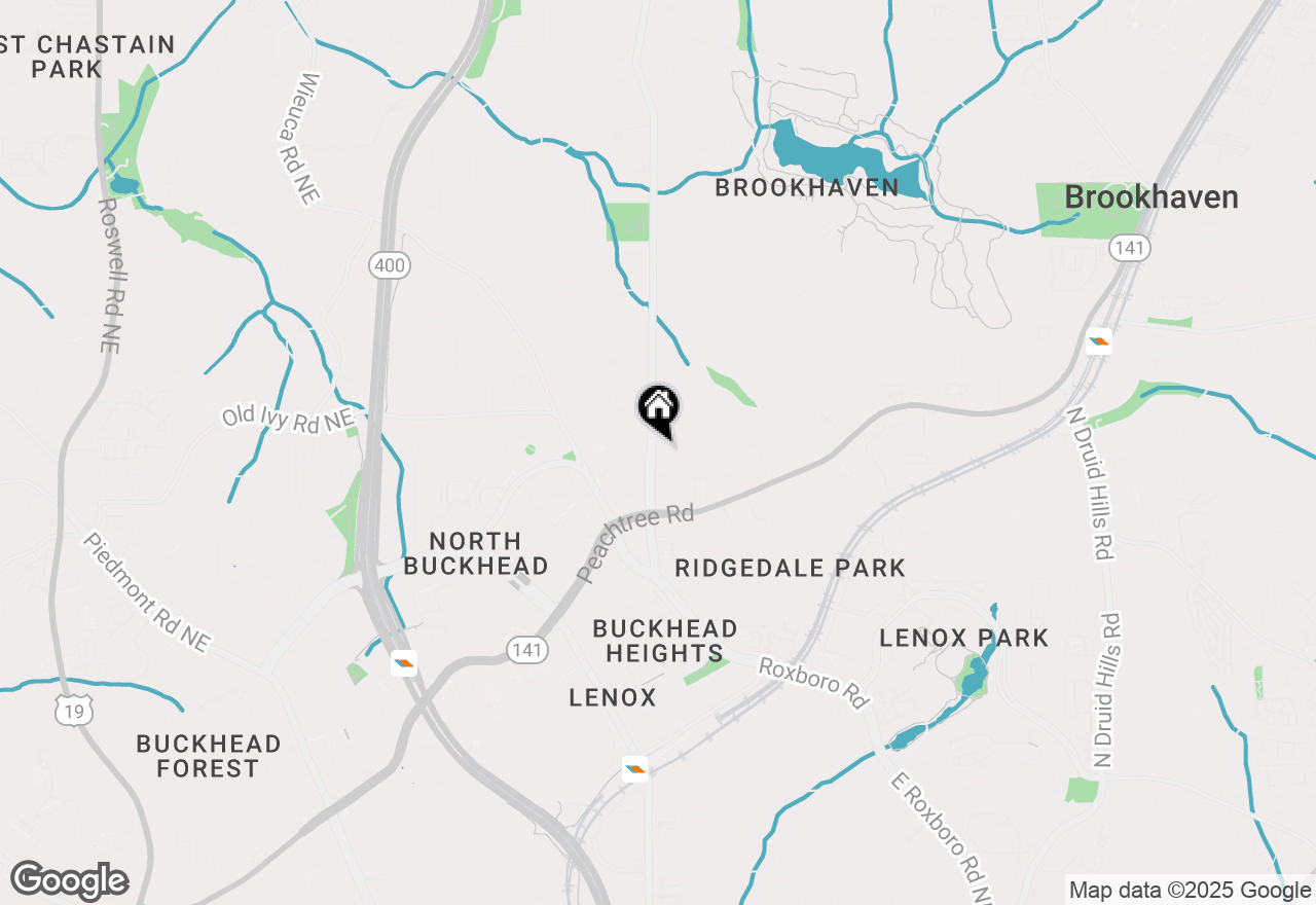 Map of 3715 Peachtree Road Ne #9, Atlanta, GA 30319