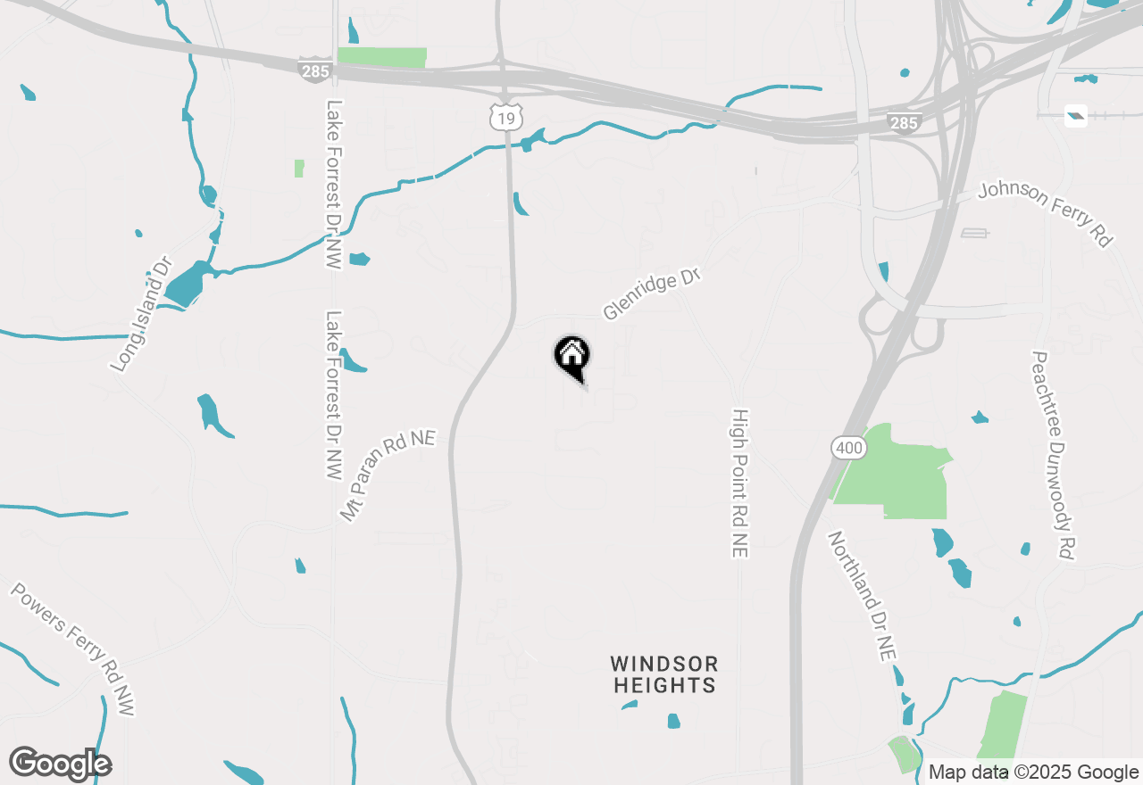 Map of 49 Willow Glen, Atlanta, GA 30342