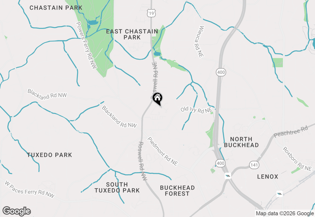 Map of 9 Ivy Gates Ne, Atlanta, GA 30342