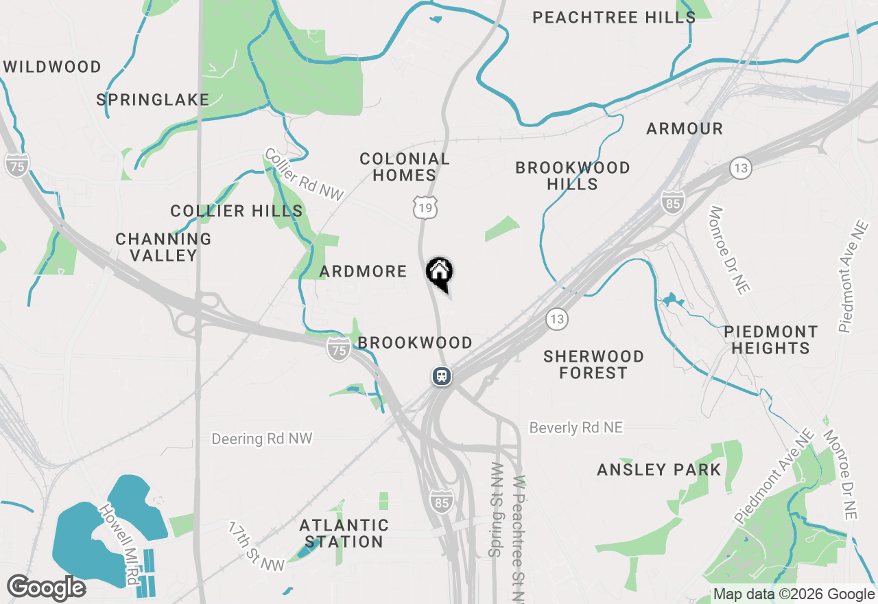 Map of 1777 Peachtree Street Ne #519, Atlanta, GA 30309