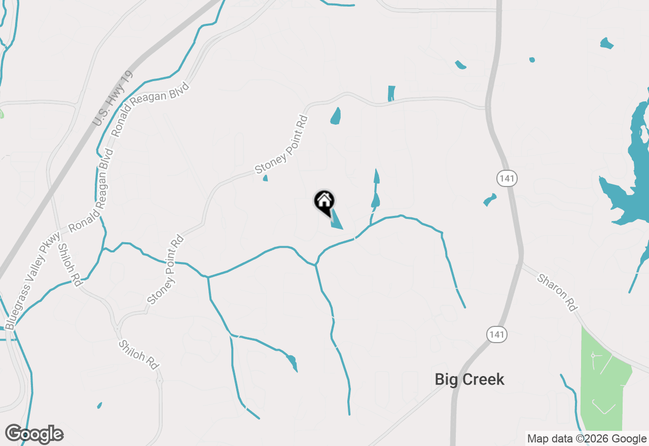 Map of 2155 Wood Falls Drive, Cumming, GA 30041