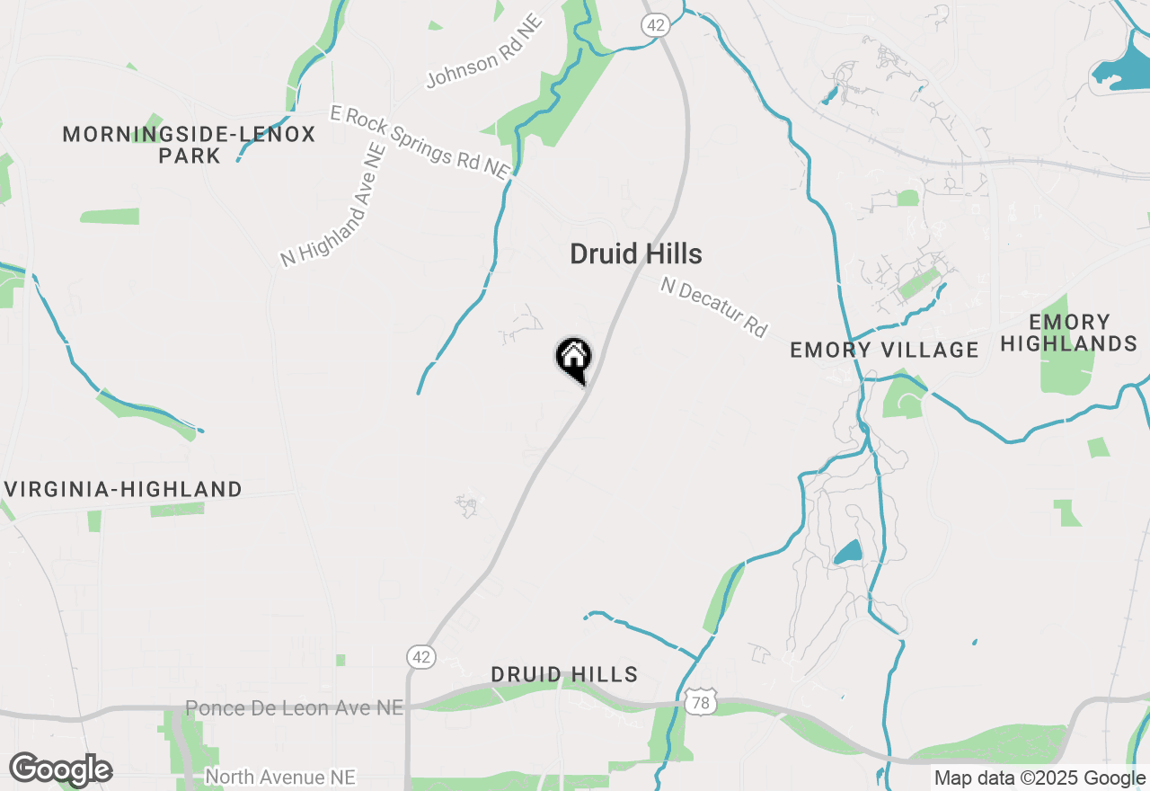 Map of 1400 Chalmette Drive Ne #4, Atlanta, GA 30306