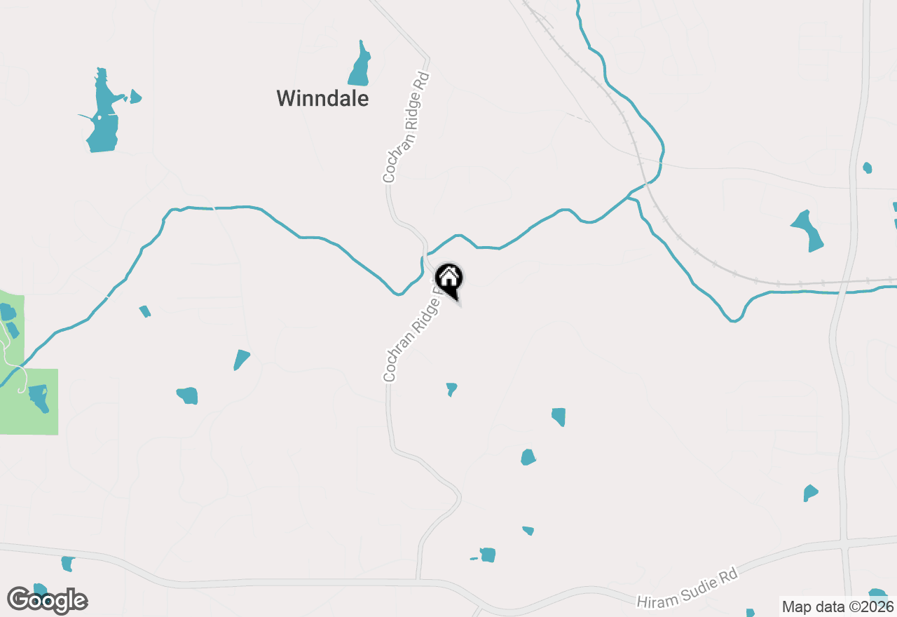 Map of 981 Cochran Ridge Road, Hiram, GA 30141
