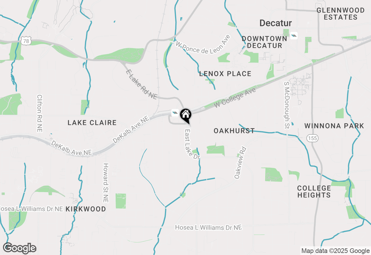 Map of 108 Park Place Unit 104, Decatur, GA 30030