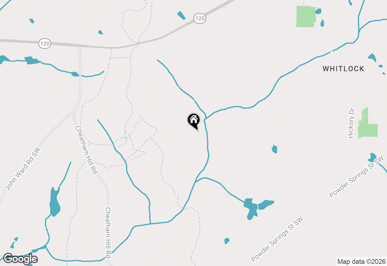 Map of 554 Russett Court Sw, Marietta, GA 30064