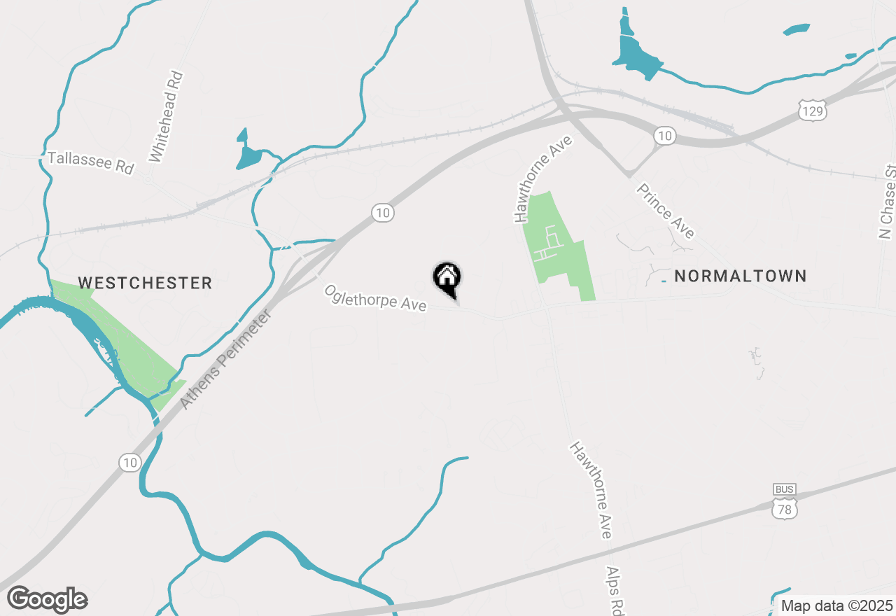 Map of 1010 Oglethorpe Avenue, Athens, GA 30606