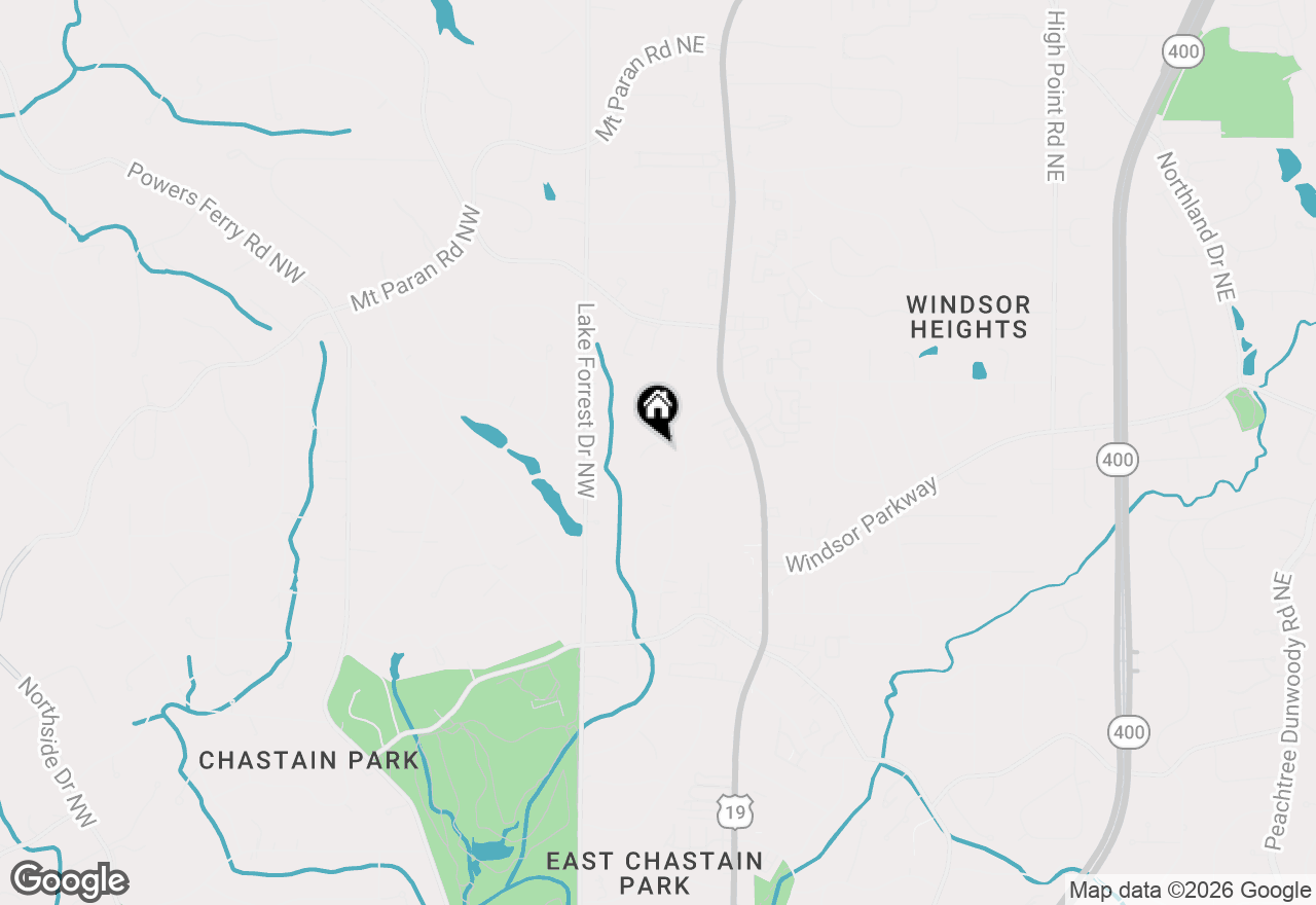 Map of 4735 Kitty Hawk Place, Atlanta, GA 30342