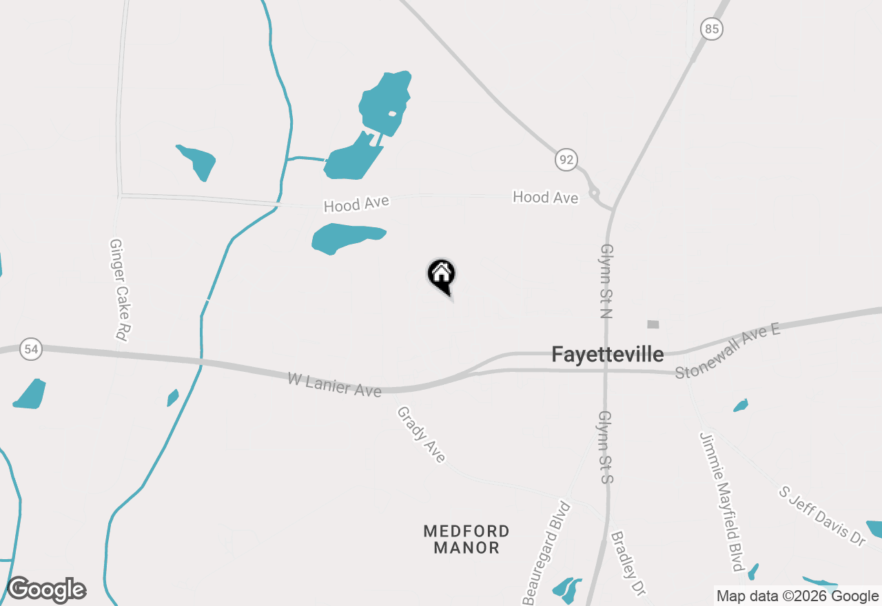 Map of 175 Colonial Court, Fayetteville, GA 30214