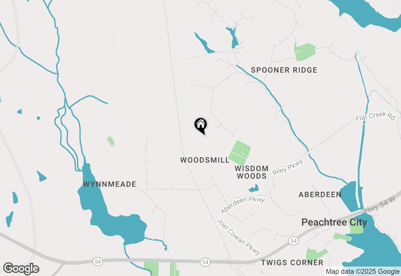 Map of 208 Birch Road, Peachtree City, GA 30269