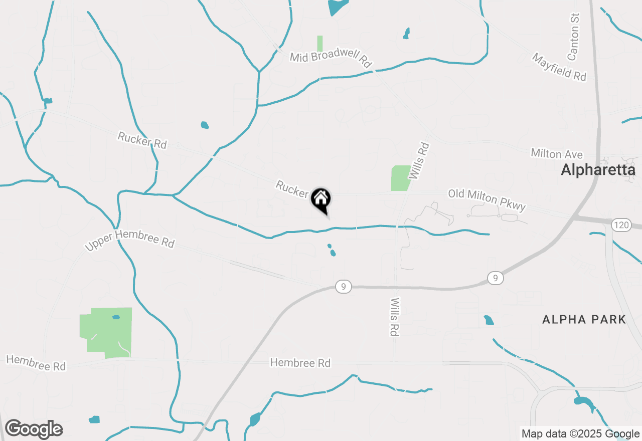 Map of 845 Melbourne Trail, Alpharetta, GA 30009