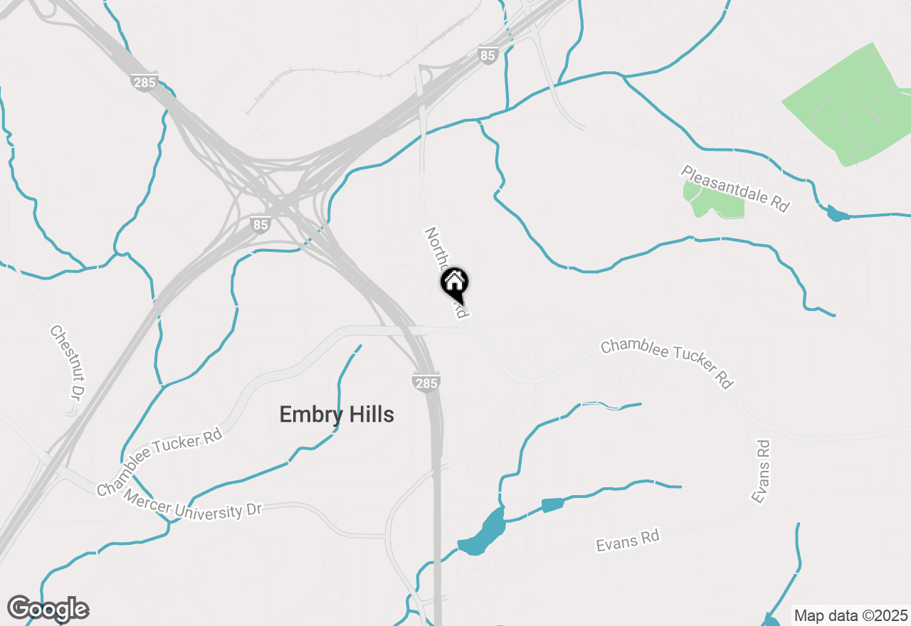 Map of 3306 Northcrest Road #A, Atlanta, GA 30340