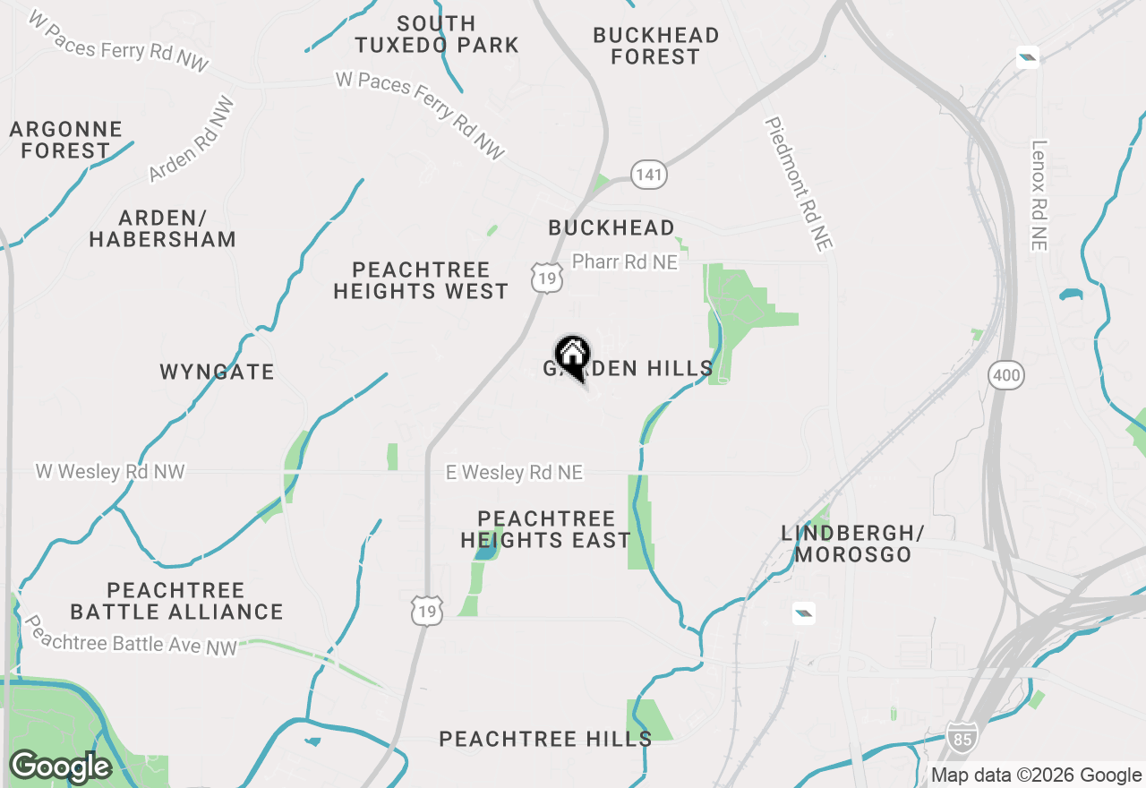 Map of 99 Sheridan Drive Ne #9, Atlanta, GA 30305
