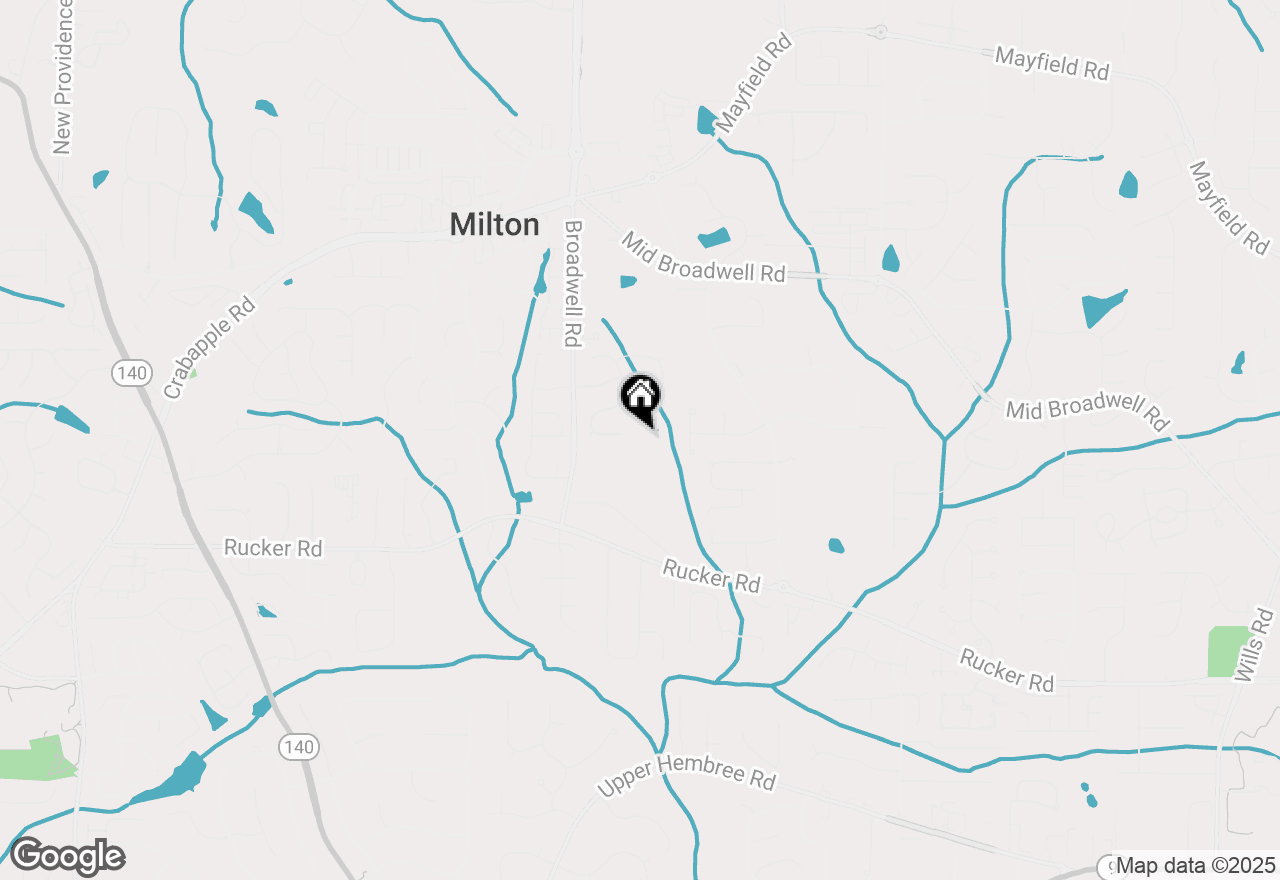 Map of 2145 Knightsbridge Way, Alpharetta, GA 30004