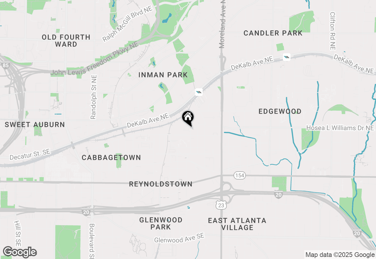 Map of 61 Moda Lane, Atlanta, GA 30316
