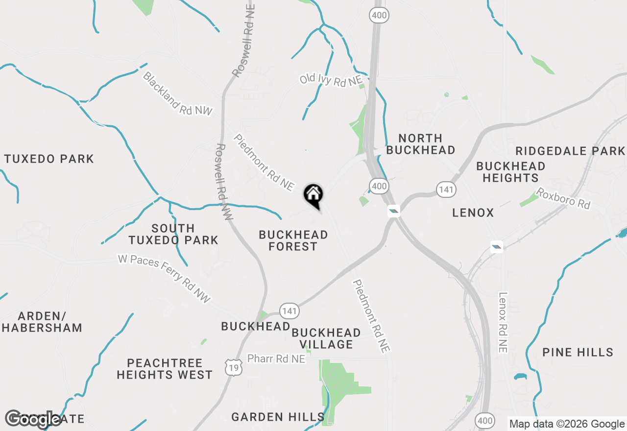 Map of 3317 Buckhead Forest Mews Ne, Atlanta, GA 30305