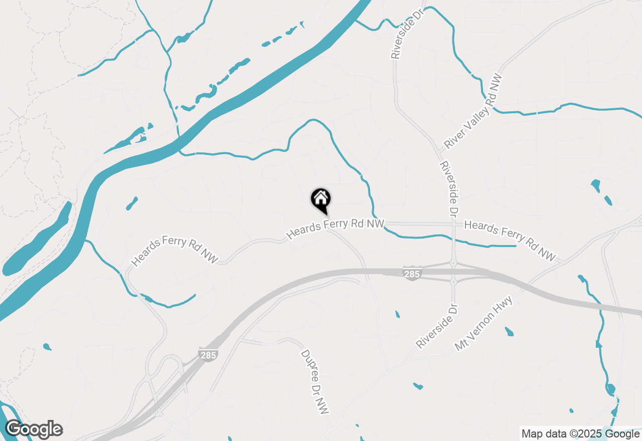 Map of 965 Heards Ferry Road, Atlanta, GA 30328