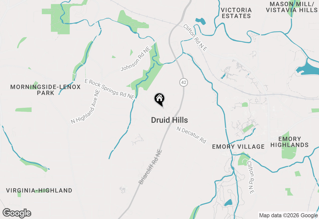 Map of 1375 Edmund Court Ne, Atlanta, GA 30306