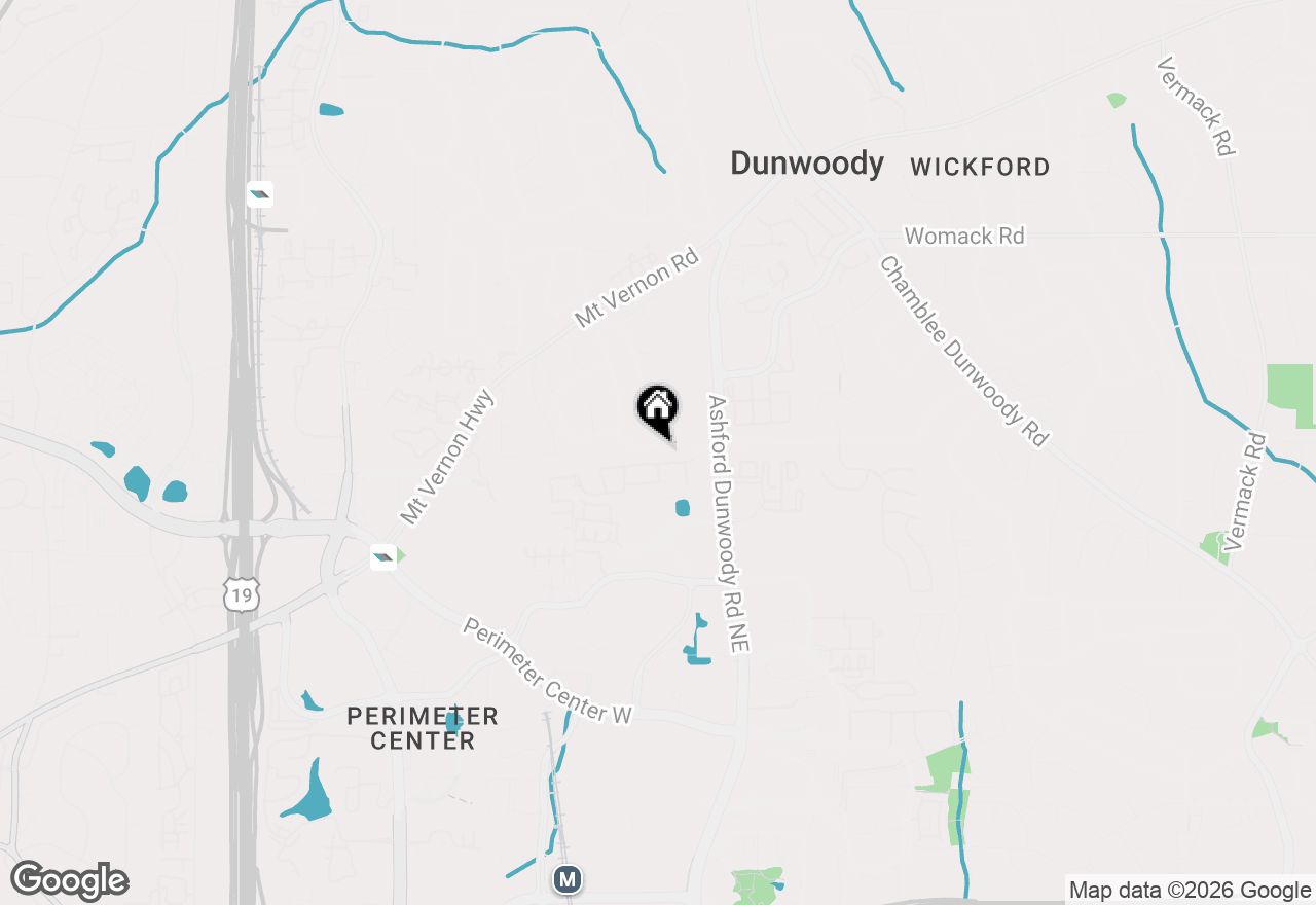 Map of 1318 Mile Post Drive, Dunwoody, GA 30338