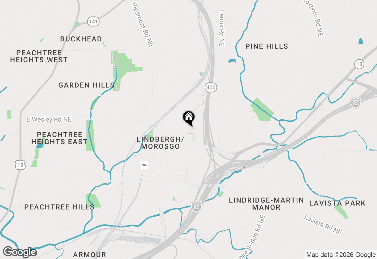 Map of 215 Summit North Drive Ne, Atlanta, GA 30324