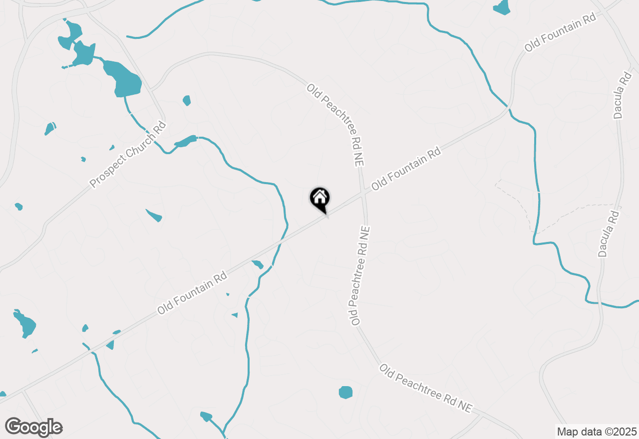 Map of 2370 Old Fountain Road, Lawrenceville, GA 30043