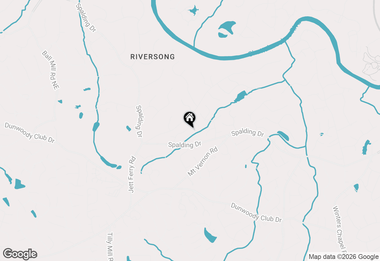 Map of 7745 Dunvegan Close, Sandy Springs, GA 30350