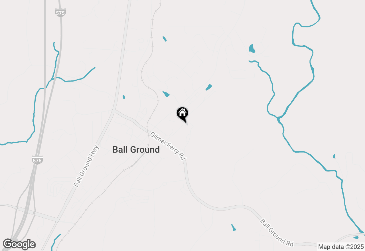 Map of 533 Groover Street, Ball Ground, GA 30107