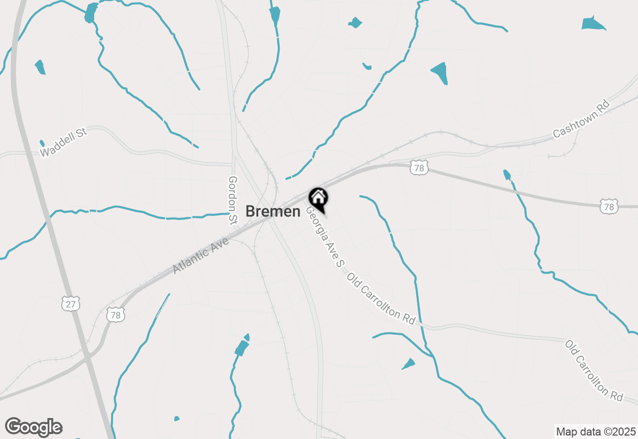 Map of 212 Georgia Avenue, Bremen, GA 30110