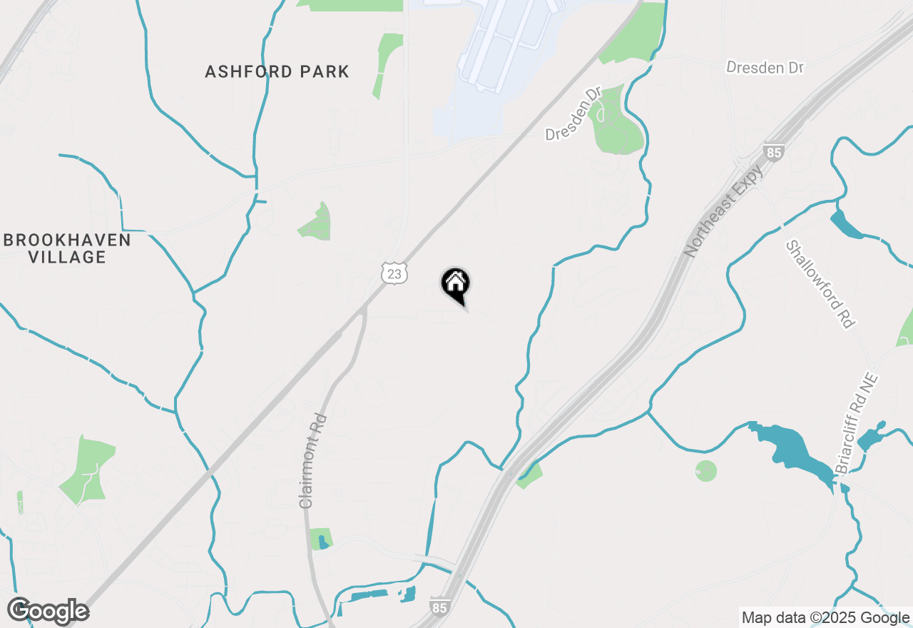 Map of 2007 Variations Drive Ne, Atlanta, GA 30329