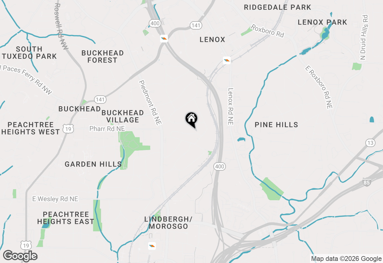 Map of 664B Timm Valley Road Ne, Atlanta, GA 30305