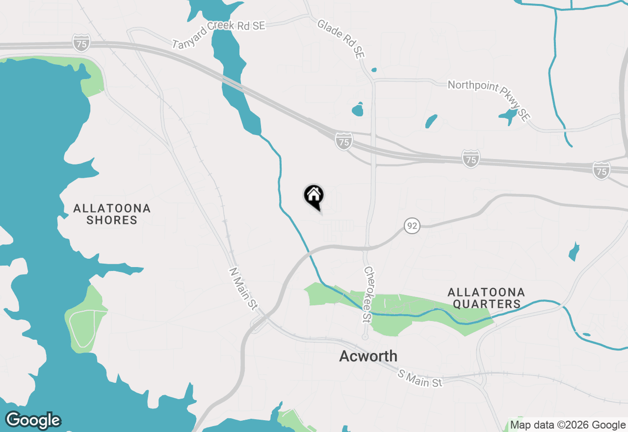 Map of 4662 Liberty Square Drive, Acworth, GA 30101