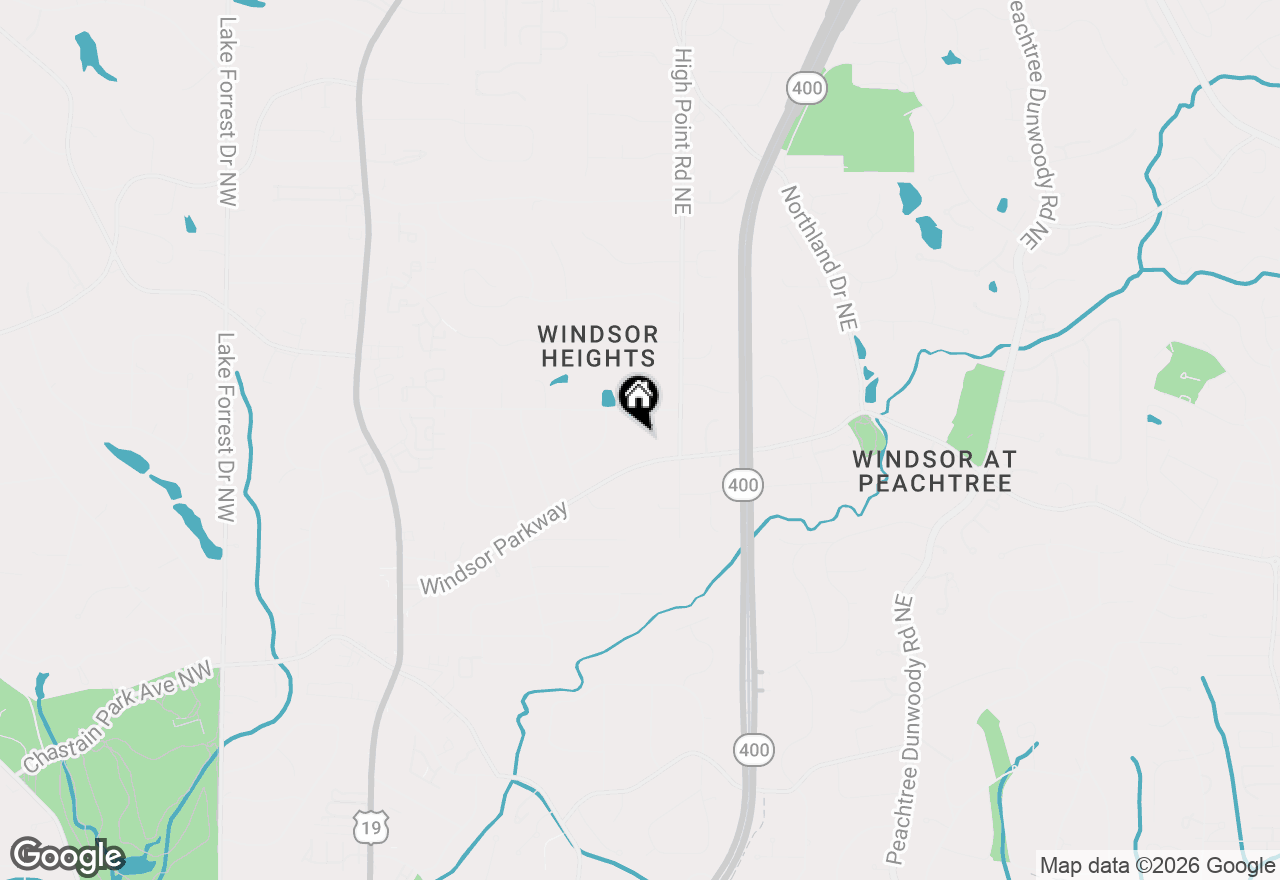 Map of 4770 Chatworth Court, Atlanta, GA 30342
