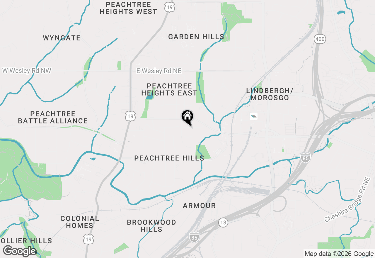 Map of 255 Springdale Drive Ne, Atlanta, GA 30305