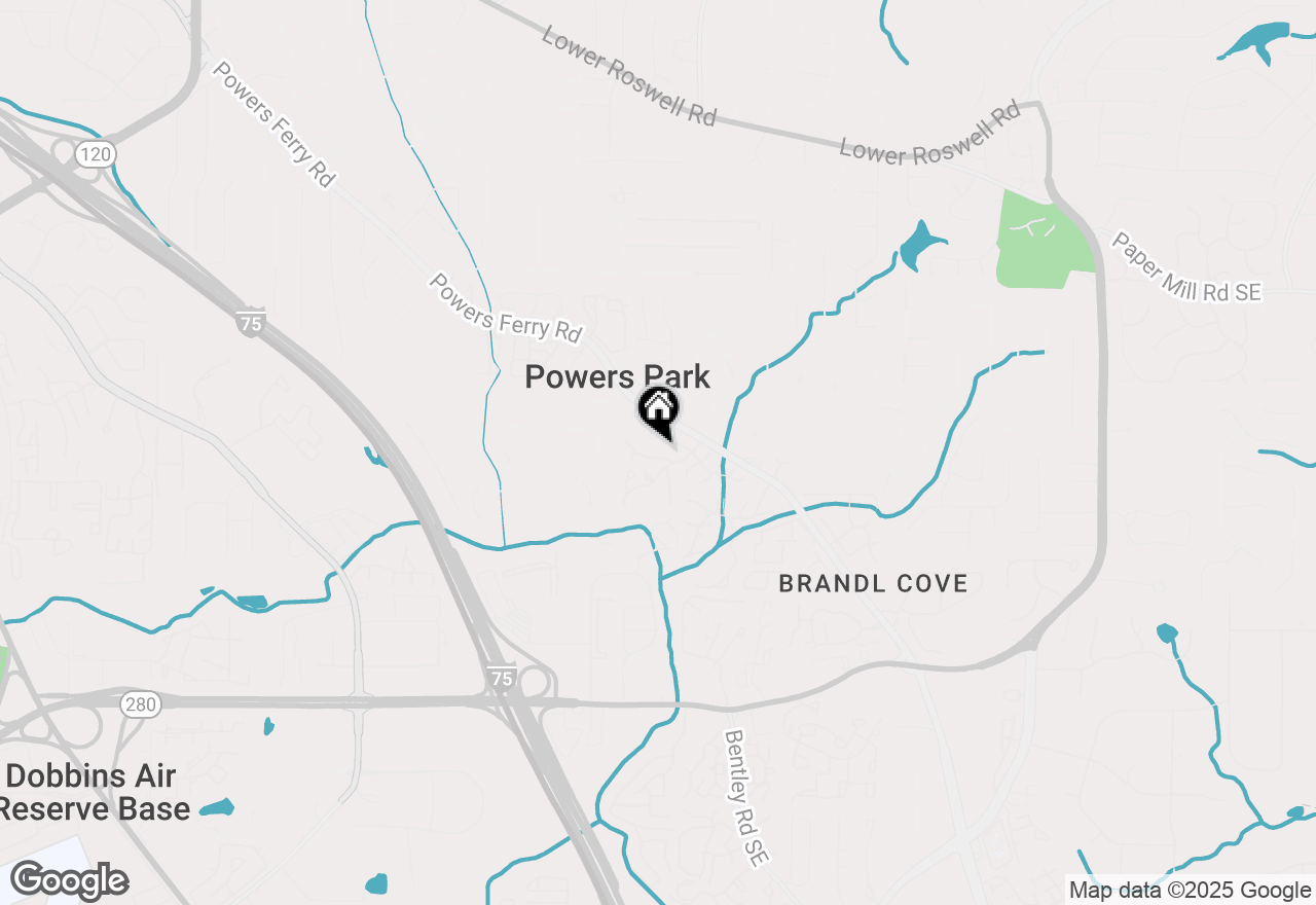 Map of 2160 Palmyra Drive Se, Marietta, GA 30067