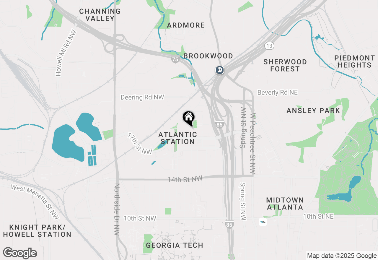 Map of 260 18th Street Nw #10224, Atlanta, GA 30363